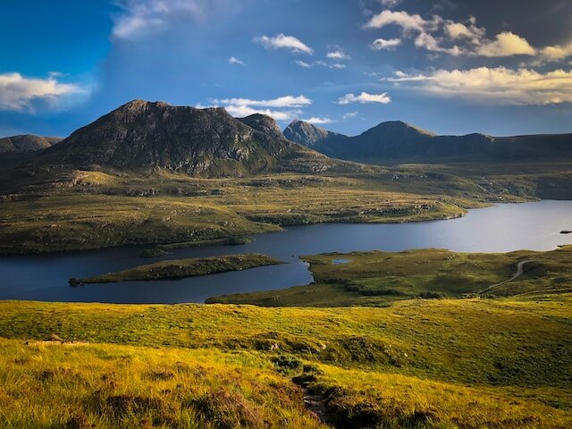 Schottische Landschaft in den Highlands
