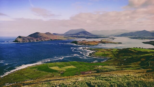Mountain on Valentia Island im County Kerry in Irland